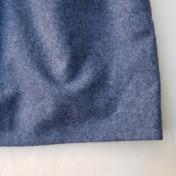 J. Crew Gray Felted Wool Mini Skirt w/ Pockets - 4 - Picture 6 of 12